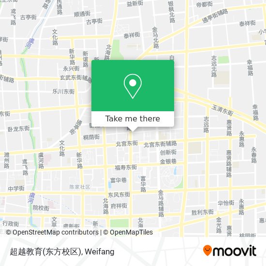超越教育(东方校区) map