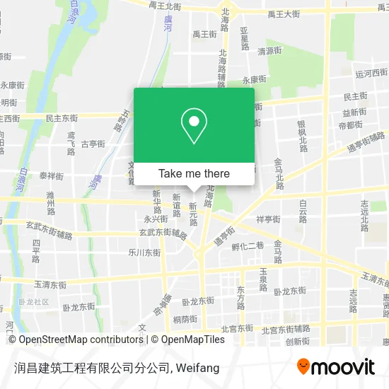 润昌建筑工程有限公司分公司 map