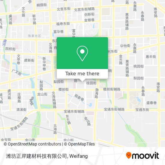 潍坊正岸建材科技有限公司 map