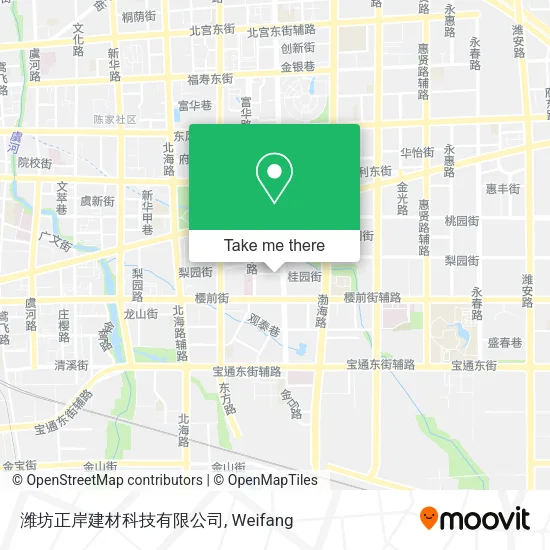 潍坊正岸建材科技有限公司 map