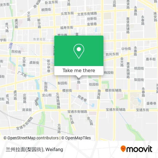 兰州拉面(梨园街) map