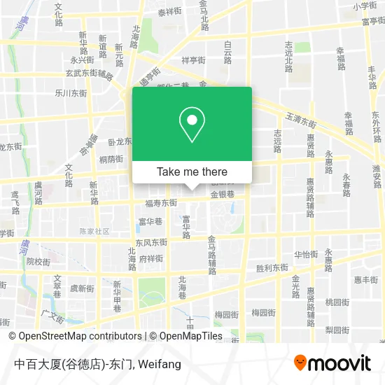 中百大厦(谷德店)-东门 map