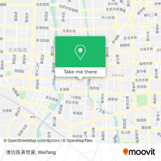 潍坊医鼻世家 map