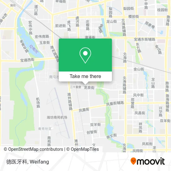 德医牙科 map