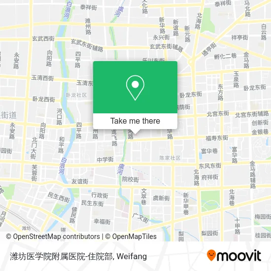 潍坊医学院附属医院-住院部 map