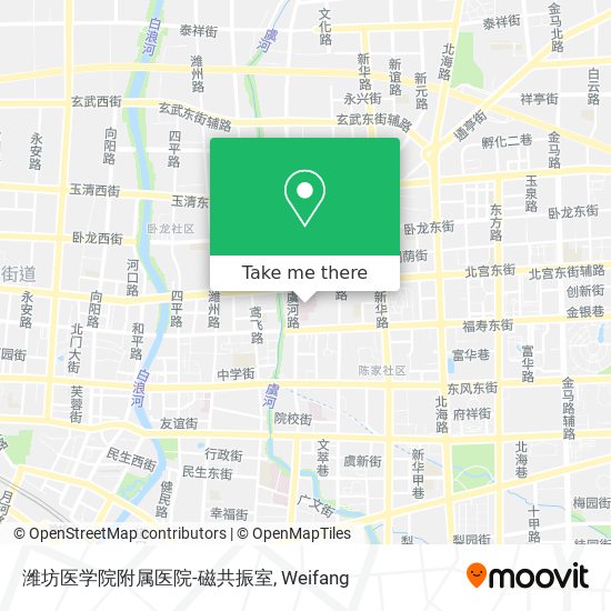 潍坊医学院附属医院-磁共振室 map