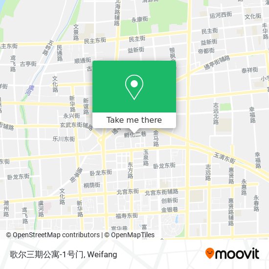 歌尔三期公寓-1号门 map
