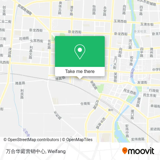 万合华庭营销中心 map