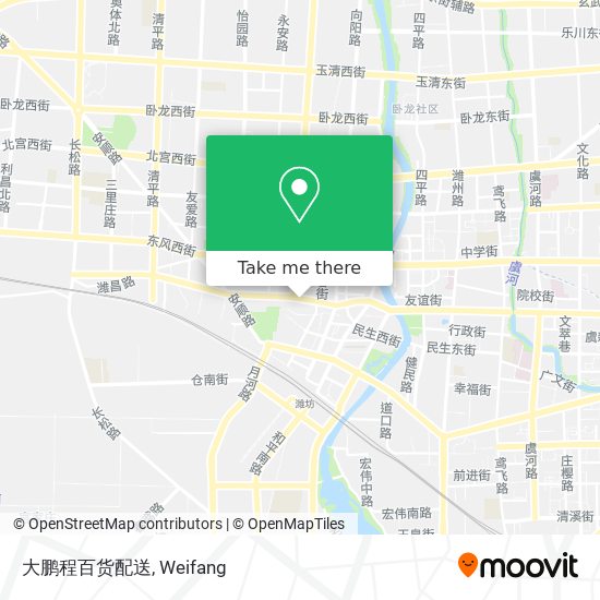 大鹏程百货配送 map