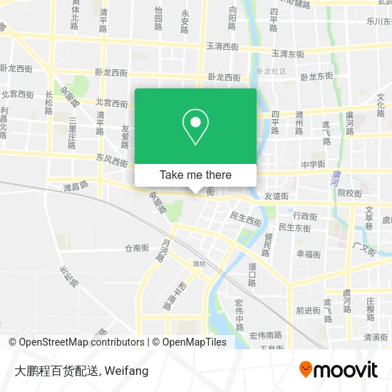 大鹏程百货配送 map