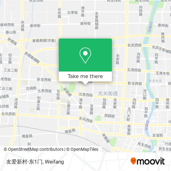 友爱新村-东1门 map