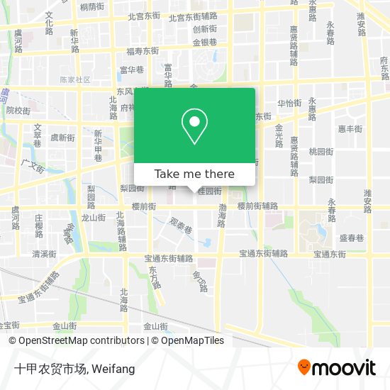 十甲农贸市场 map