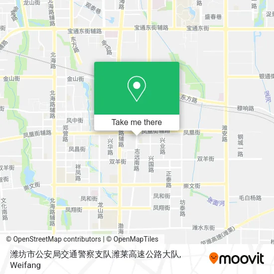 潍坊市公安局交通警察支队潍莱高速公路大队 map