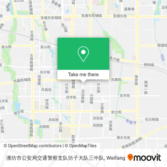 潍坊市公安局交通警察支队坊子大队三中队 map