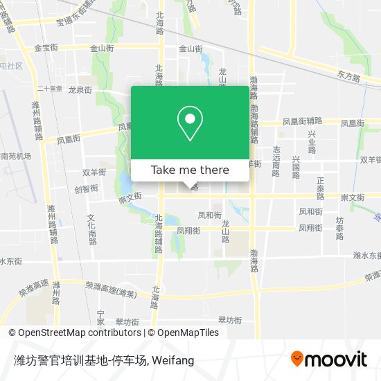 潍坊警官培训基地-停车场 map