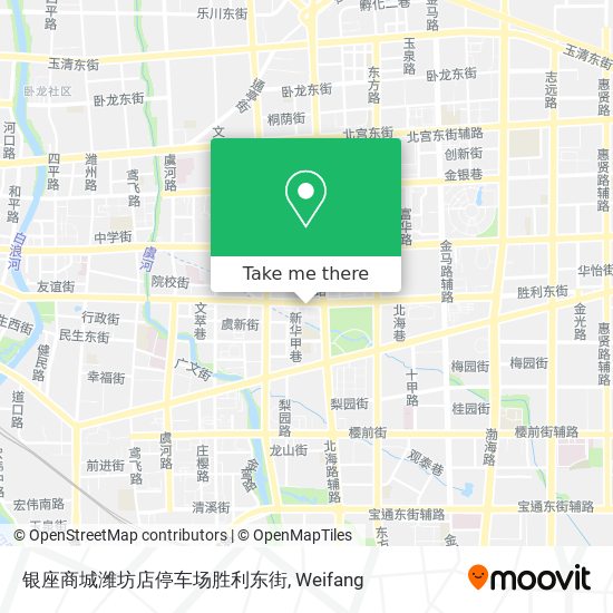 银座商城潍坊店停车场胜利东街 map