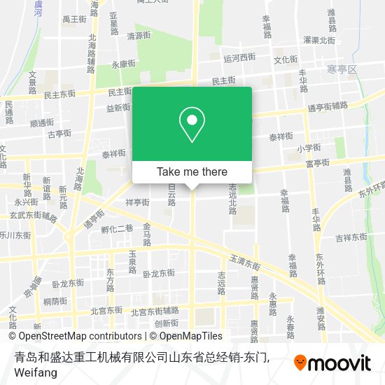 青岛和盛达重工机械有限公司山东省总经销-东门 map
