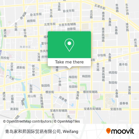 青岛家和昇国际贸易有限公司 map