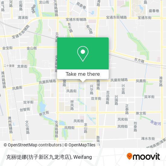 克丽缇娜(坊子新区九龙湾店) map