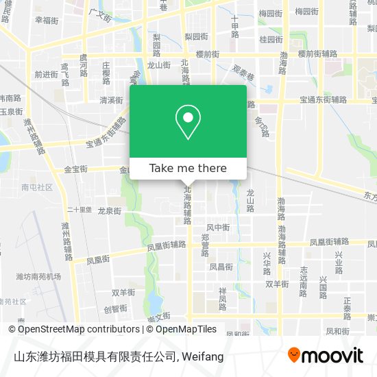山东潍坊福田模具有限责任公司 map