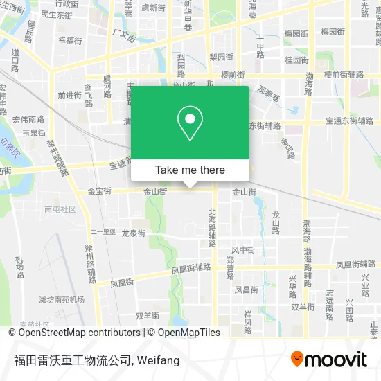福田雷沃重工物流公司 map