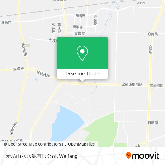 潍坊山水水泥有限公司 map