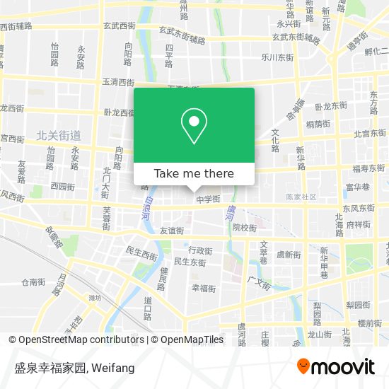 盛泉幸福家园 map