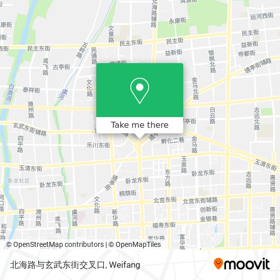 北海路与玄武东街交叉口 map