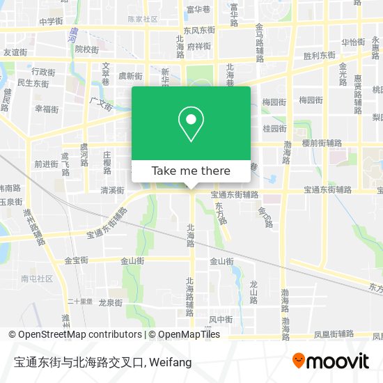 宝通东街与北海路交叉口 map