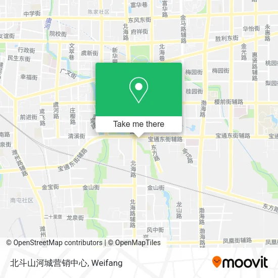 北斗山河城营销中心 map