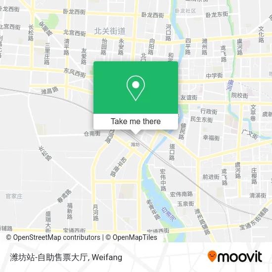 潍坊站-自助售票大厅 map