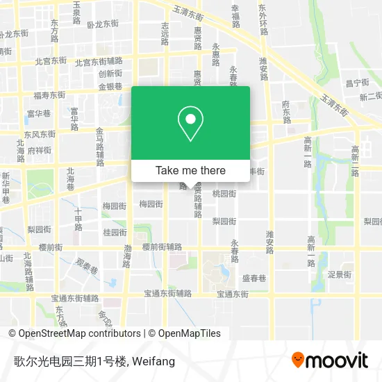 歌尔光电园三期1号楼 map