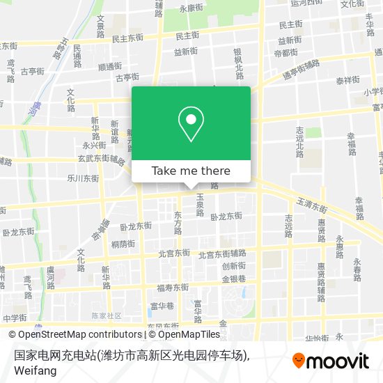 国家电网充电站(潍坊市高新区光电园停车场) map