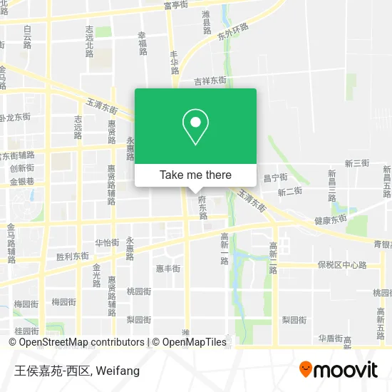 王侯嘉苑-西区 map
