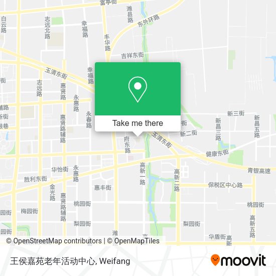 王侯嘉苑老年活动中心 map