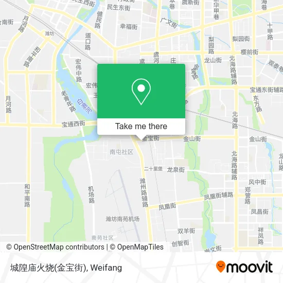 城隍庙火烧(金宝街) map