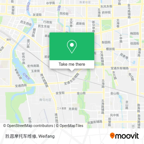 胜愿摩托车维修 map