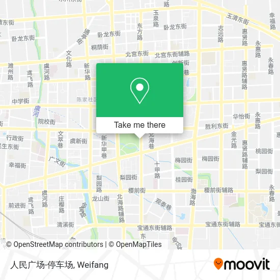 人民广场-停车场 map