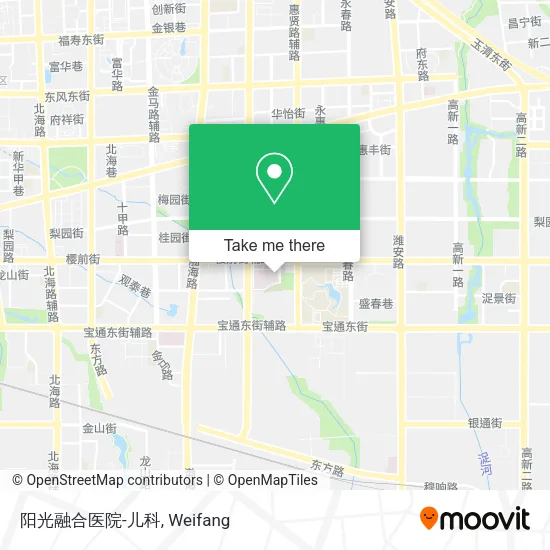 阳光融合医院-儿科 map