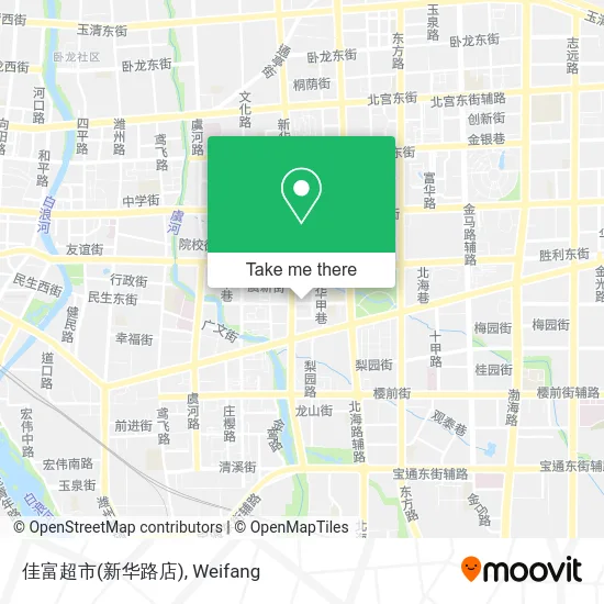佳富超市(新华路店) map