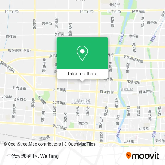 恒信玫瑰-西区 map