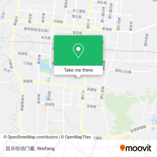 昌乐恒信门窗 map