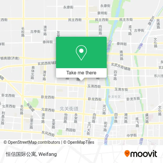 恒信国际公寓 map