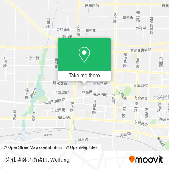 宏伟路卧龙街路口 map