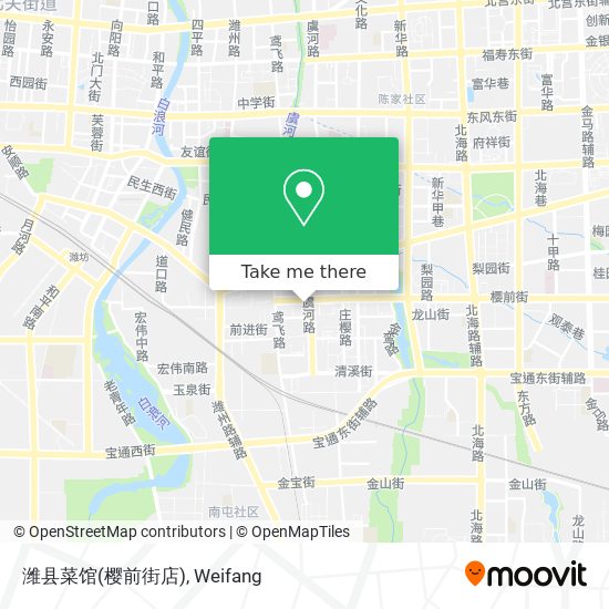 潍县菜馆(樱前街店) map