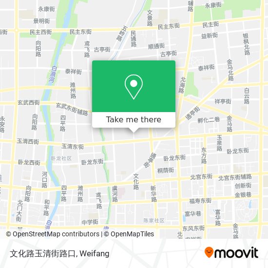 文化路玉清街路口 map