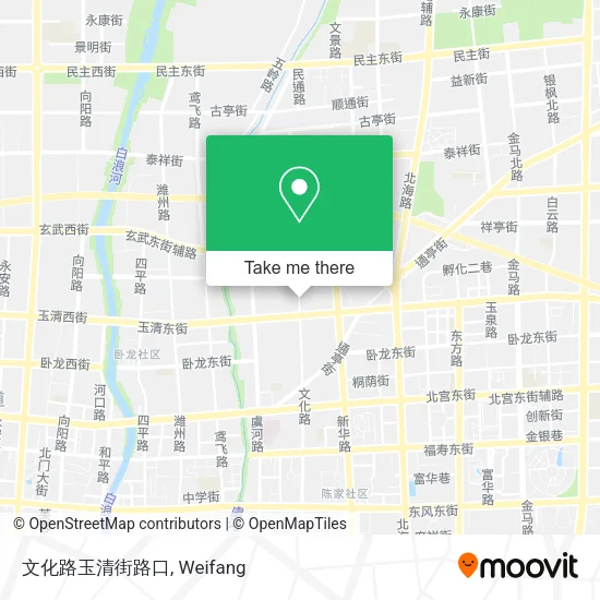 文化路玉清街路口 map