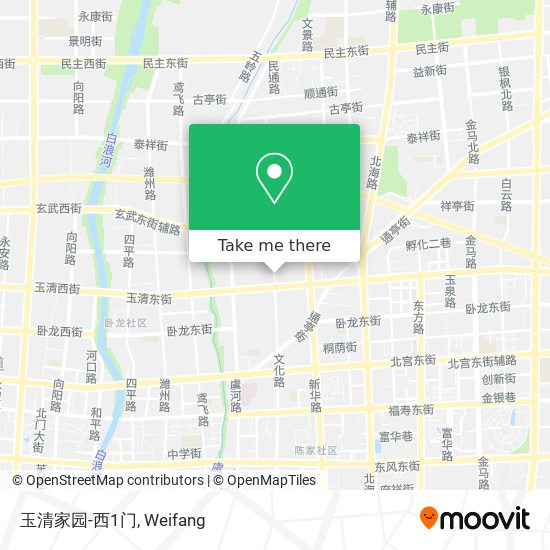 玉清家园-西1门 map