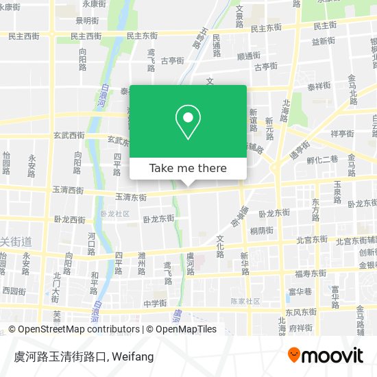 虞河路玉清街路口 map