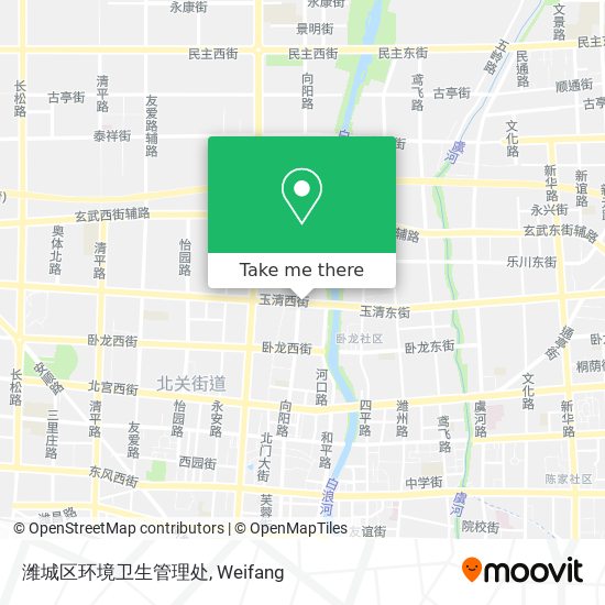 潍城区环境卫生管理处 map